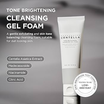 SKIN1004 Madagascar Centella Tone Brightening Cleansing Gel Foam 4.22 fl.oz 125ml