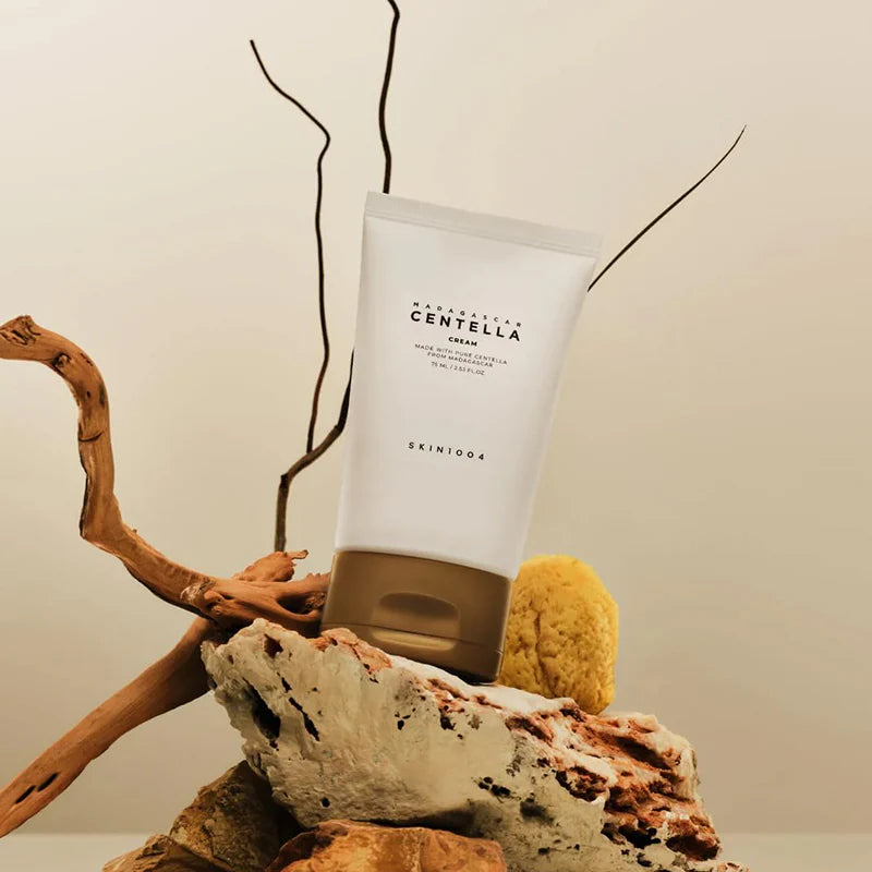 SKIN1004 Madagascar Centella Cream 2.53 fl.oz Organic Ingredients Moisturizing Brightening Wrinkle Care