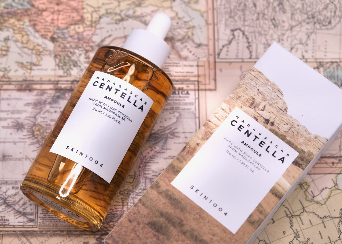 SKIN1004 Madagascar Centella Ampoule (100ml / 3.38 fl.oz) – 100% Pure Extract Facial Serum for Sensitive & Acne-Prone Skin